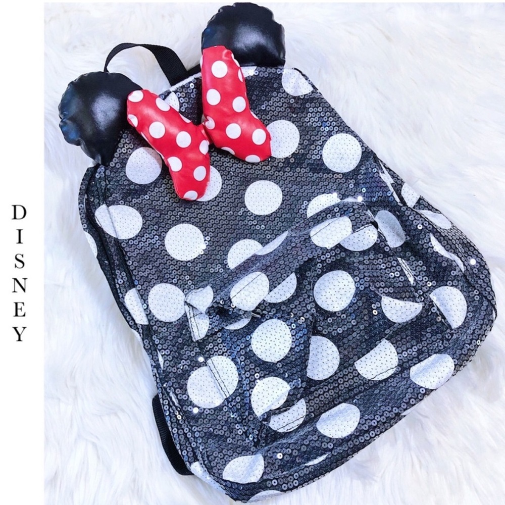 Disney Parks Sequin Minnie Mouse Backpack